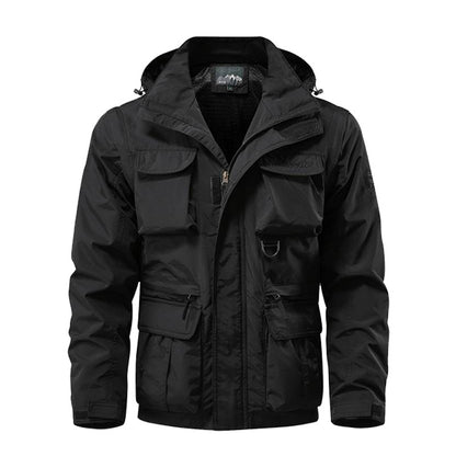 Outdoor Windproof Shell Loose Casual Multi-pocket Workwear Jacket