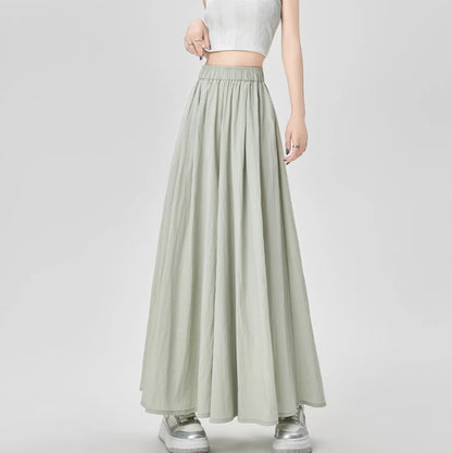 High-grade Half-length Dress High Waist Drooping Slimming Wide Leg Culottes