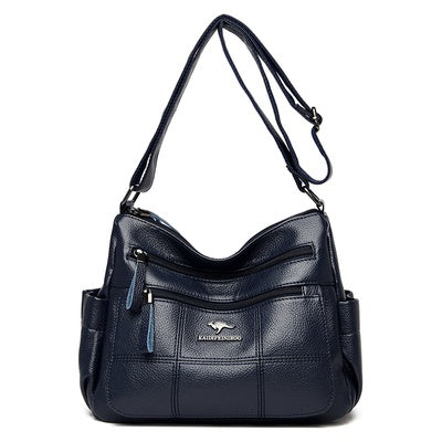 Real Leather Women's New Large Capacity Crossbody Bag