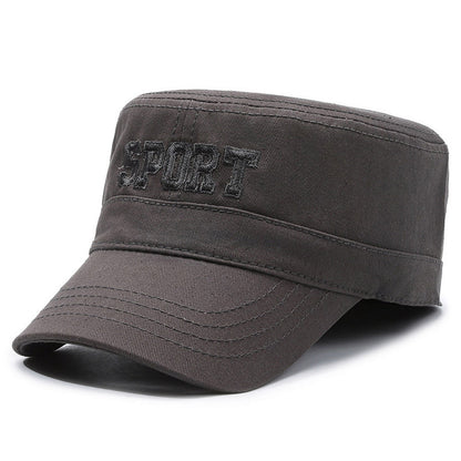 Hat Flat-top Peaked Cap Leisure Men's Sunhat