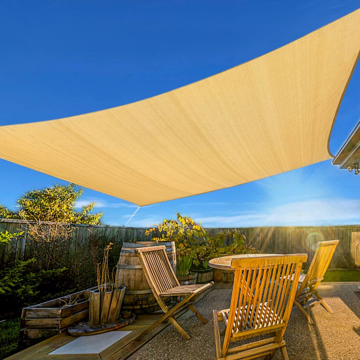 Prohibited From Sale On Amazon XISHAN 12'X16' Turquoise,Dark Grey,Light Grey,Rust Red,Scarlet,Sand,Beige HDPE Sunshade Sail, 160 Grams
