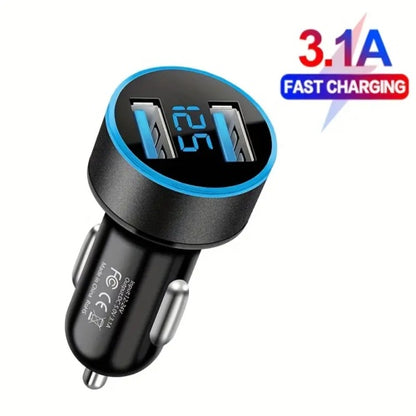 Zigarettenanzunder 2 USB Ladegerat Auto PKW KFZ LKW Adapter Handy Ladestecker DE