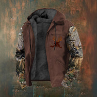 Fleece-lined Thick Winter Clothes Winter Men's Thick Velvet Cotton-padded Jacket With Pockets