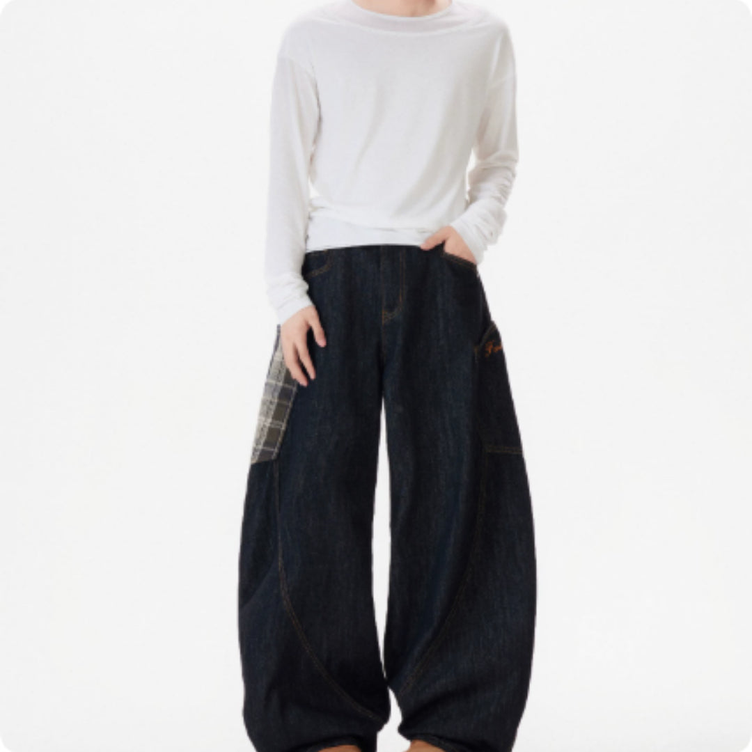 Men's Straight-Leg Versatile Loose Long Pants