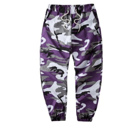 Men's Patchwork Camouflage Versatile Sweatpants