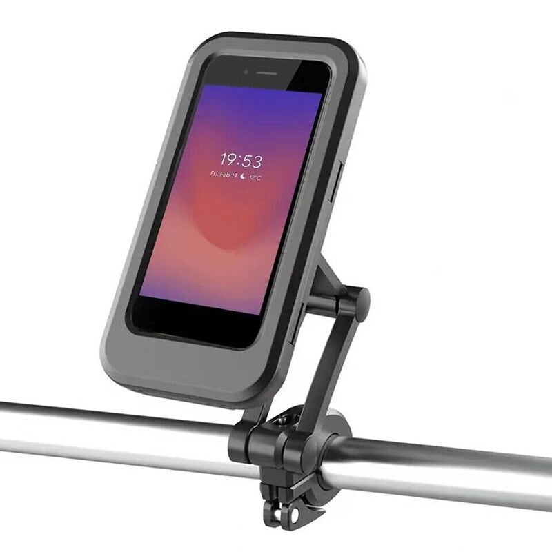 Schwarz Handyhalterung Fahrrad Motorrad Halter Handy Smartphone Halterung Lenker