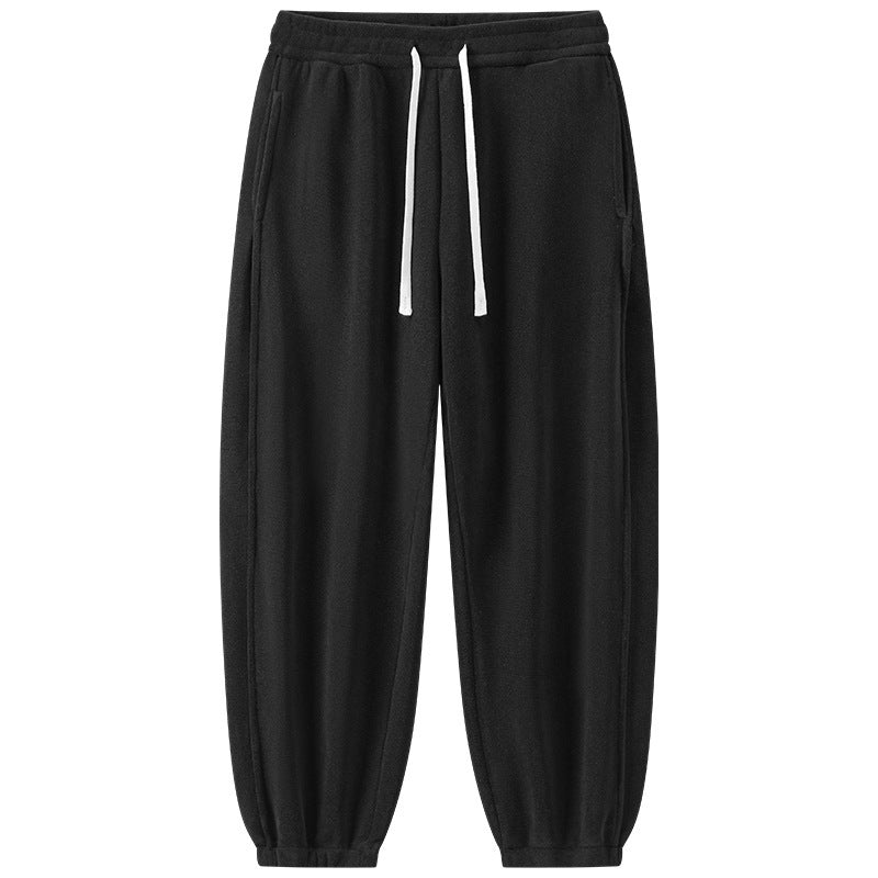 Winter Male Fleece-lined Track Pants