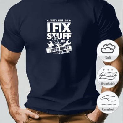 New Men's Short-sleeved T-shirt 3D Printing