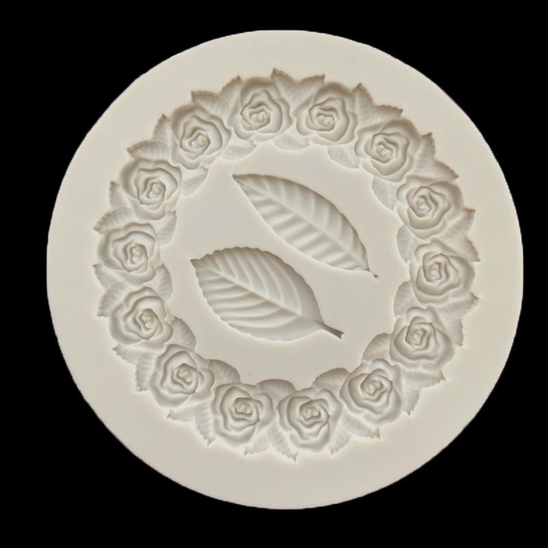 Baking Tools Leaf Liquid Silicone Mold Cake Chocolate Mold Frame Epoxy Decoration