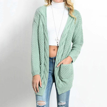 Long-sleeved cardigan in a long-sleeved cardigan