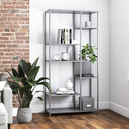 Mission District Metal Bookcase Room Divider