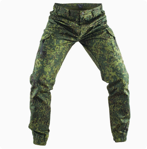 Multi-pocket Camouflage Pants Men's Work Pants Military Fans Training Overalls