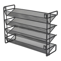 4 Tiers Metal Spice Rack Kitchen Countertop Cupboard Spice Herb Jar Storage Shelf