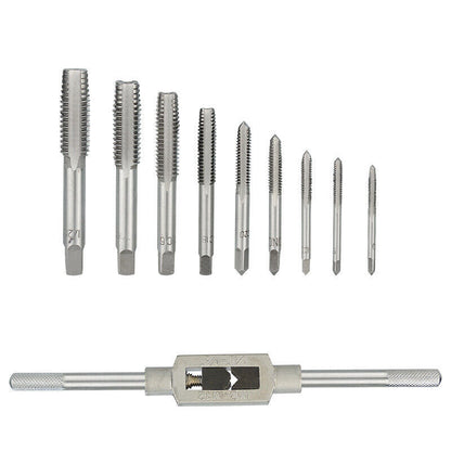 20pcs Hand Tap And Die Set Screw Thread Reamer M3-M12 Twist Drill Bit Tool Kit