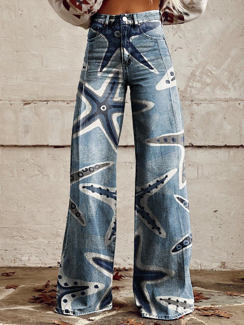 Hot Selling Plus Size Women's Casual Pants Thin Imitation Jeans