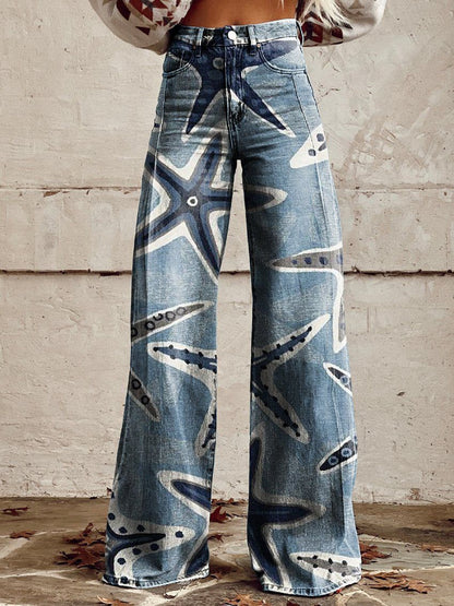 Hot Selling Plus Size Women's Casual Pants Thin Imitation Jeans