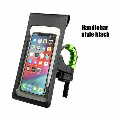 Bicycle Motor Bike 360 Waterproof Phone Case Mount Holder For All Mobile Phones