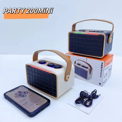 Outdoor Bluetooth Speaker RGB Dual Speaker Portable