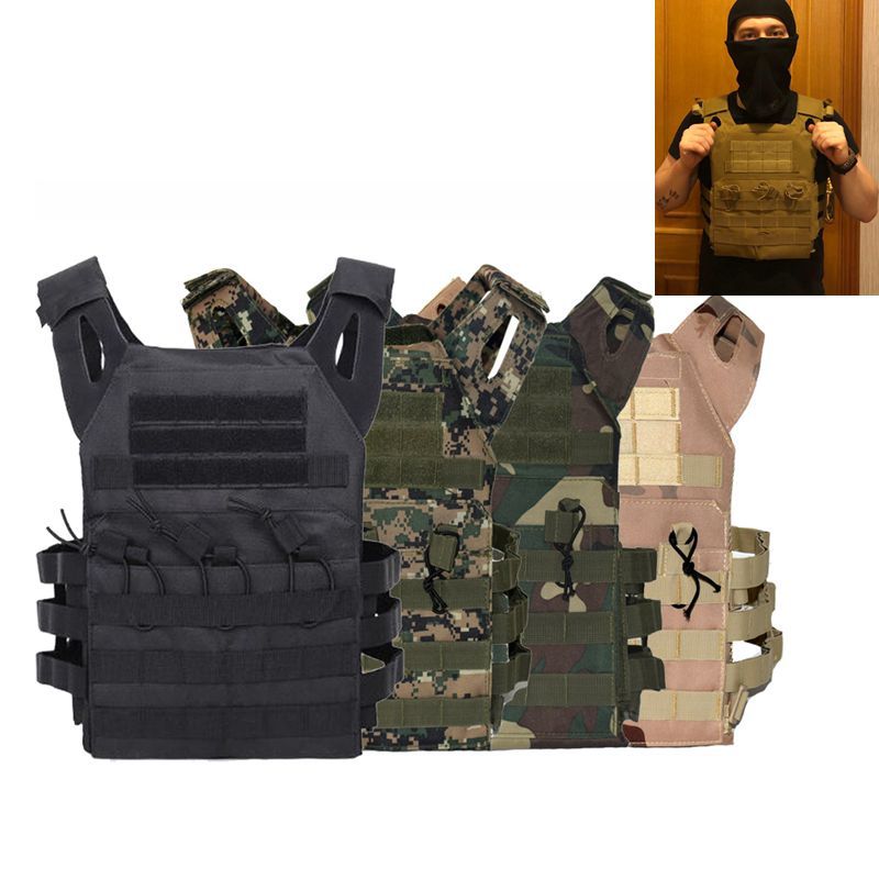 Multi-functional Anti-Stab Vest Camouflage Vests For Military Enthusiasts