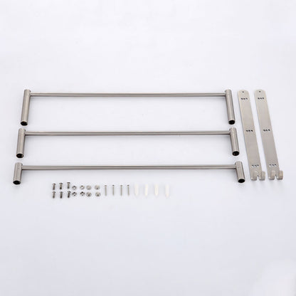 304 Stainless Steel Towel Free Perforated Single And Double Pole Bath Towel Rack