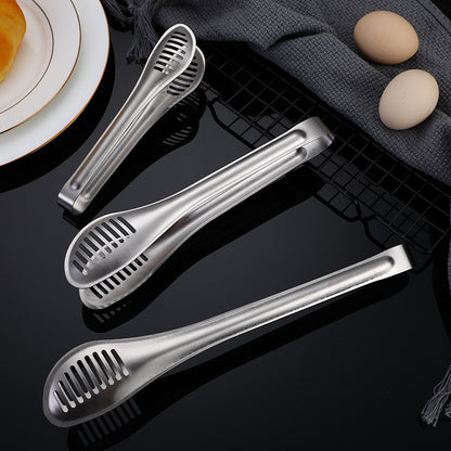 Stainless Steel Food Clamp Barbecue Tools Steak Tong Baking Bread Clip Thickened Clip
