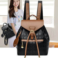 Female Backpack Casual Multifunction Women Leather Backpack Shoulder School Travel Back Pack