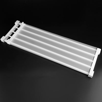 Adjustable Telescopic Storage Rack Cupboard Wardrobe Closet Divider Partition Shelf