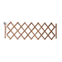 Baby Safety Fence Expanding Portable Wooden Pet Dog Freestanding Trellis Gate UK
