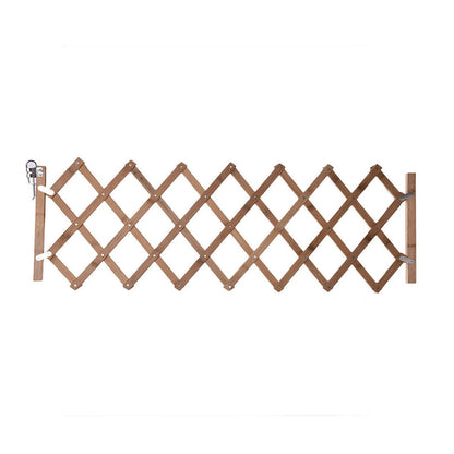 Baby Safety Fence Expanding Portable Wooden Pet Dog Freestanding Trellis Gate UK