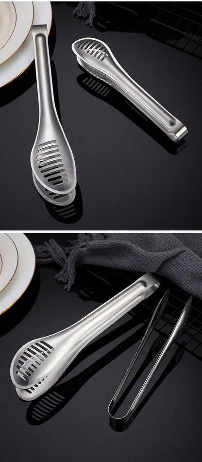 Stainless Steel Food Clamp Barbecue Tools Steak Tong Baking Bread Clip Thickened Clip