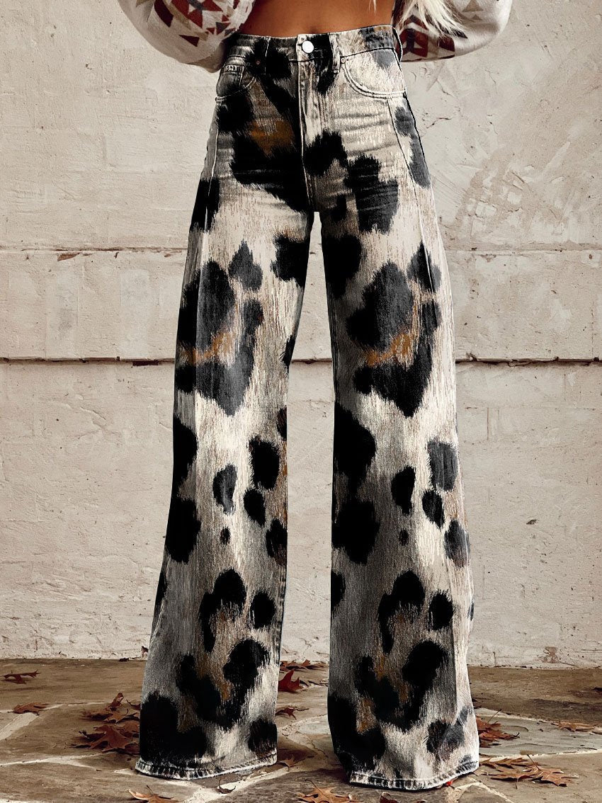 Hot Selling Plus Size Women's Casual Pants Thin Imitation Jeans