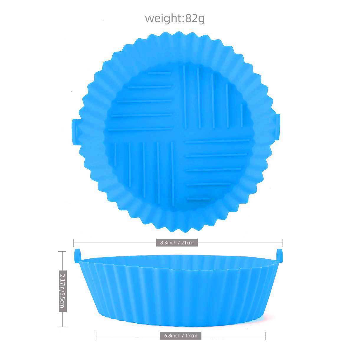 Silicone Baking Tray Air Fryer Food Grade Oil-proof Drain Oil Collecting Pad Baking At Home Cake Stand High Temperature Resistant Spacer