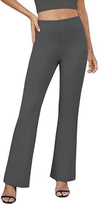 Business-casual High-waisted Stretch Trousers