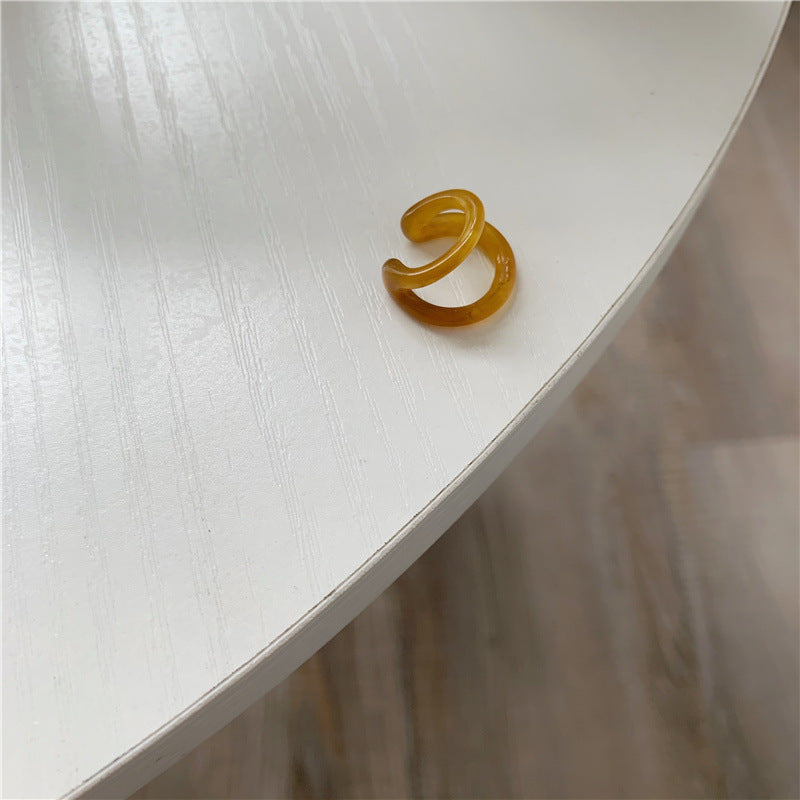 Resin Earbuds With A Sense Of Design Retro Minimalist Temperament