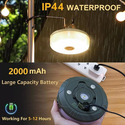 10M Outdoor Camping String Lights Festival Tent Light USB Charging Hanging Lamps