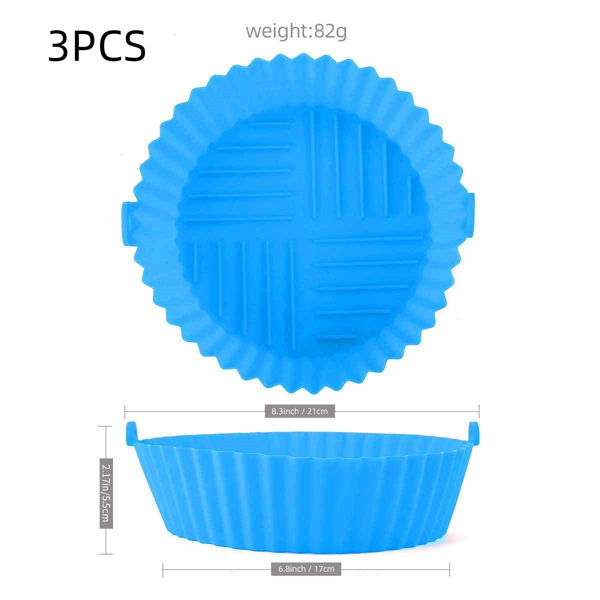 Silicone Baking Tray Air Fryer Food Grade Oil-proof Drain Oil Collecting Pad Baking At Home Cake Stand High Temperature Resistant Spacer