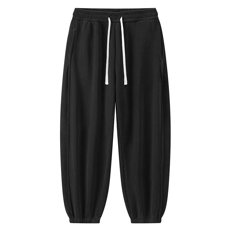 Winter Male Fleece-lined Track Pants
