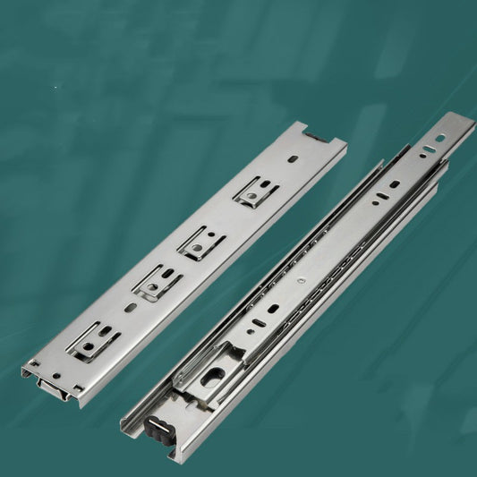 45 Wide Three Section Steel Extended Drawer Ball Slide