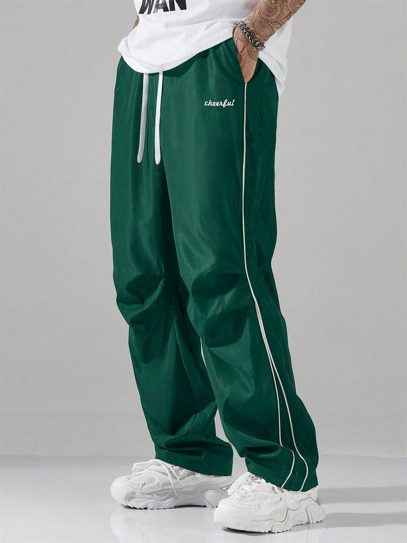 European And American High Street Charging Paratrooper Pants