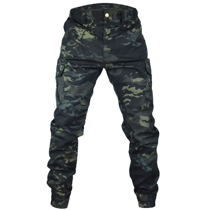 Multi-pocket Camouflage Pants Men's Work Pants Military Fans Training Overalls