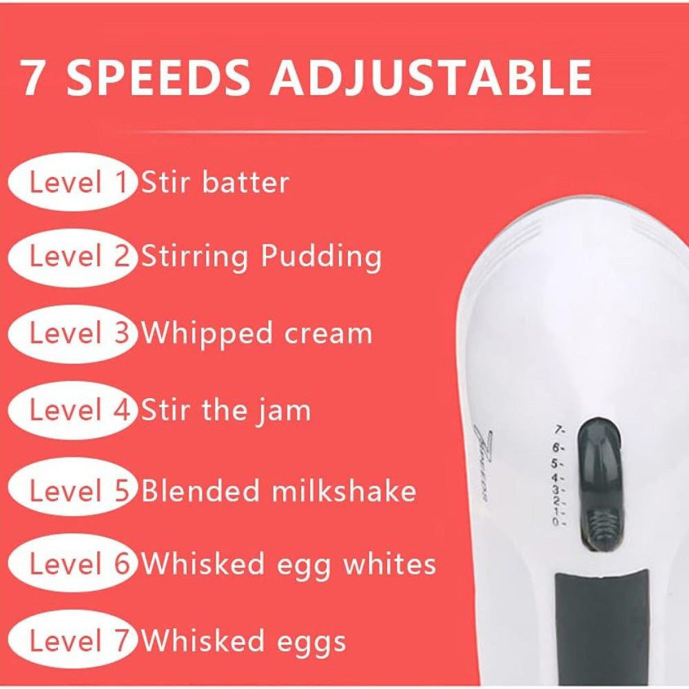 Support pan European shipping--Automatic Electric Hand Mixer With Stand And Bowl - Household Multi-Purpose Dough Kneader And Egg Beater For Baking, Whipping, And Cooking