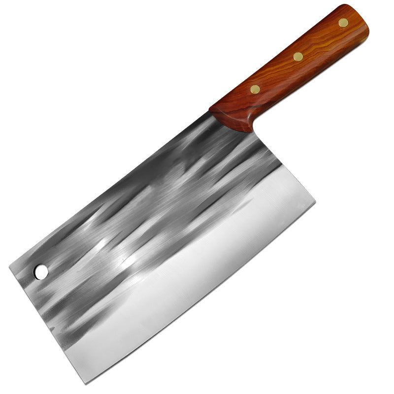 Forging Kitchen Knife Cutting Slice Hammer Pattern Stainless Manganese Carbon Steel