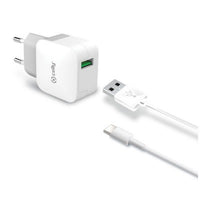 Portable charger Celly TCUSBTYPEC White-0