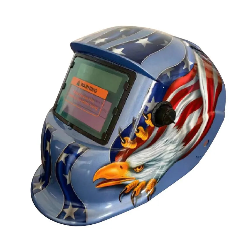 AIRAJWelding Mask Welder Protection Head Worn Solar Automatic Dimming Welding Cap Multifunctional Professional Welding Equipment