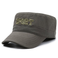 Hat Flat-top Peaked Cap Leisure Men's Sunhat