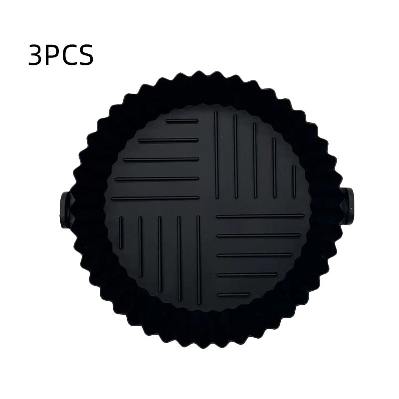 Silicone Baking Tray Air Fryer Food Grade Oil-proof Drain Oil Collecting Pad Baking At Home Cake Stand High Temperature Resistant Spacer
