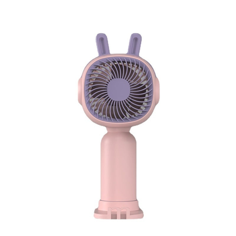 Portable Handheld USB Mini Cartoon Rechargeable Small Fan