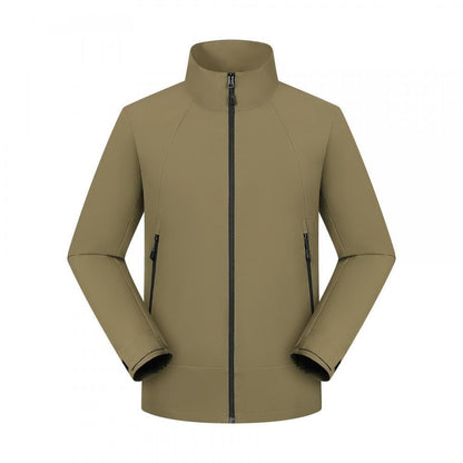 Thin Waterproof Stand Collar Jacket Men's Coat