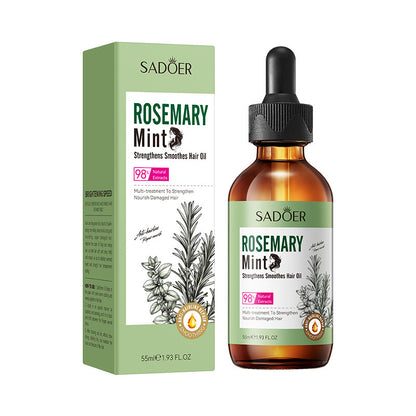 English Mint Rosemary Plant Hair Care Essential Oil
