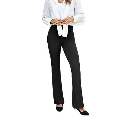 Business-casual High-waisted Stretch Trousers